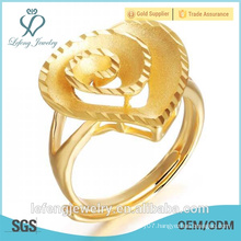 Wholesale Price 18k gold plated jewelry wedding ring for women